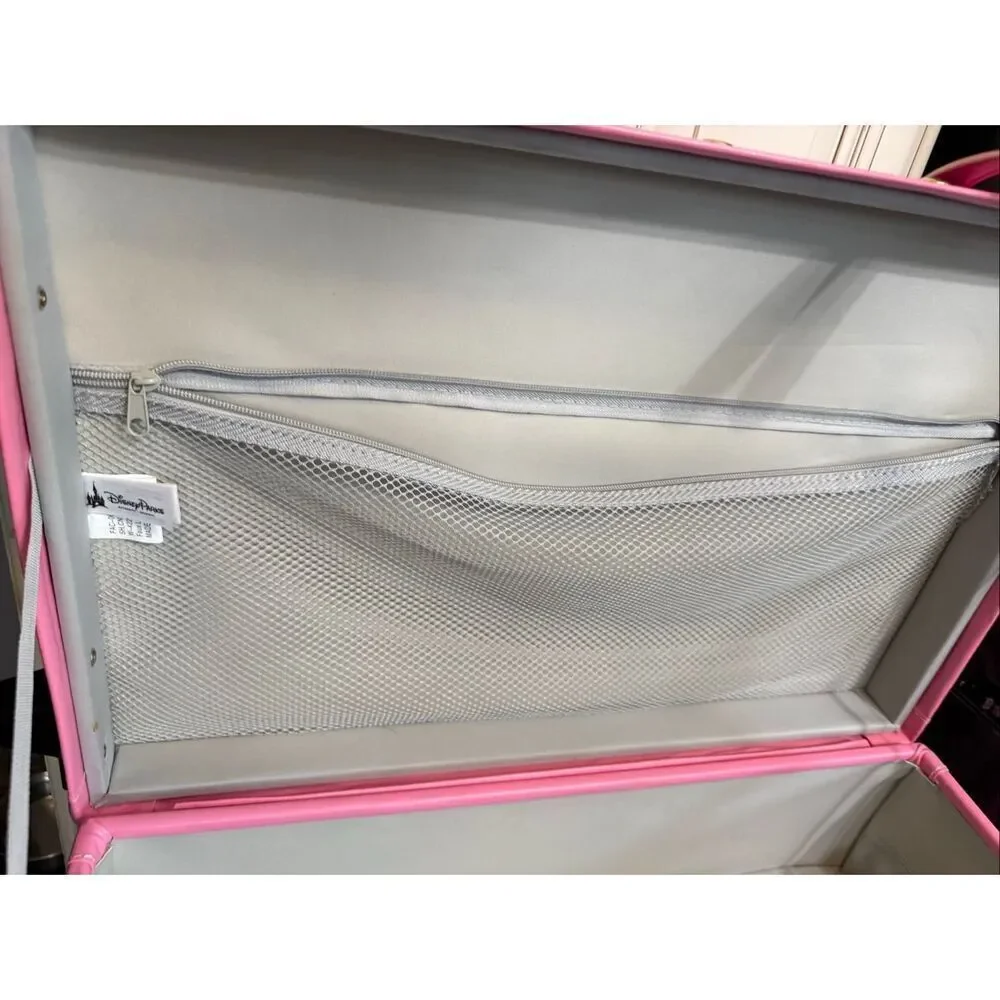Disney Parks Bibbidi Bobbidi Boutique Disney Fantasy Cruise Ship Luggage Pink OS
